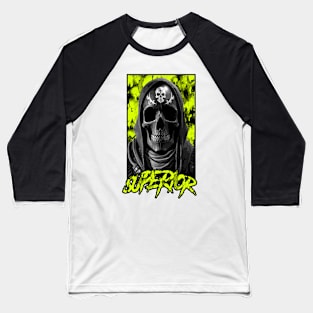 Skull Superior Baseball T-Shirt